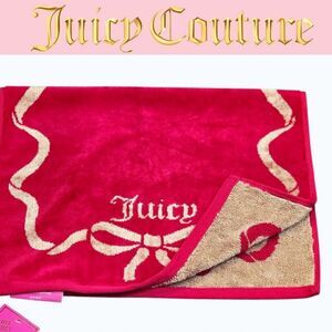 Juicy Couture Home Signature Logo Bow Hand Towel